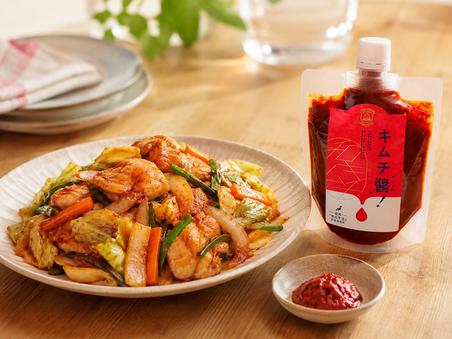 キムチ醬を使った料理
